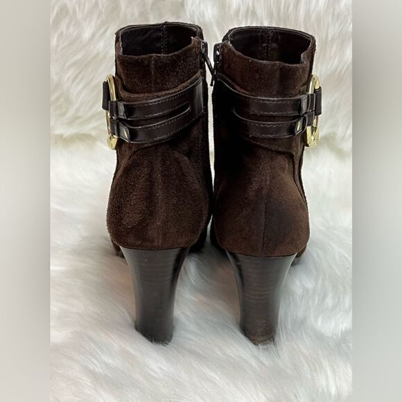 Lauren Ralph Lauren Myla Saude Leather Boots Size 8 B19B - Picture 5 of 8